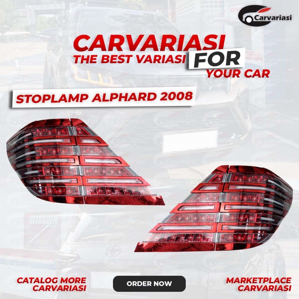 Stoplamp Vellfire 2008 Stoplamp Alphard 2008 Stop Lamp Alphard ANH 20 / Vellfire ANH20 2008 - 2014 L