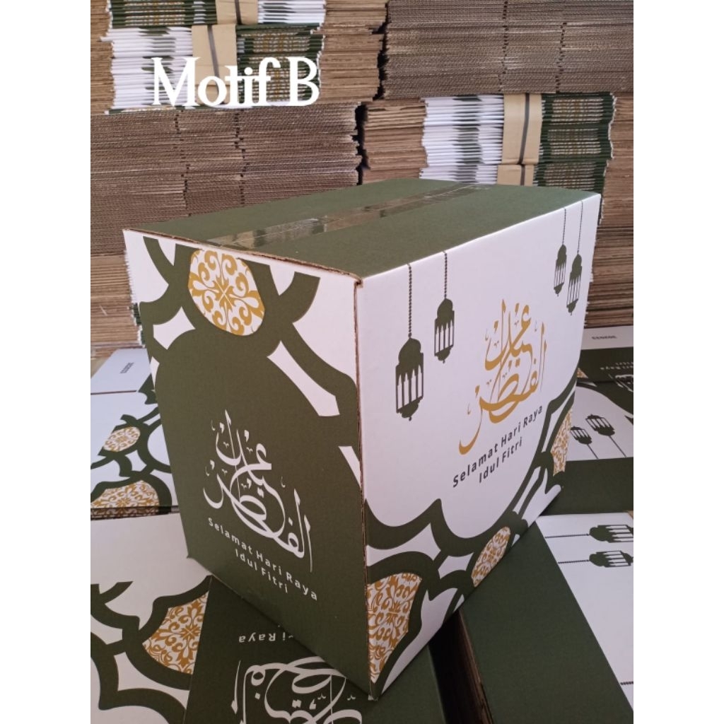Dus Parcel Lebaran - Kardus Parsel Lebaran Uk. 20x30 dan 25x30