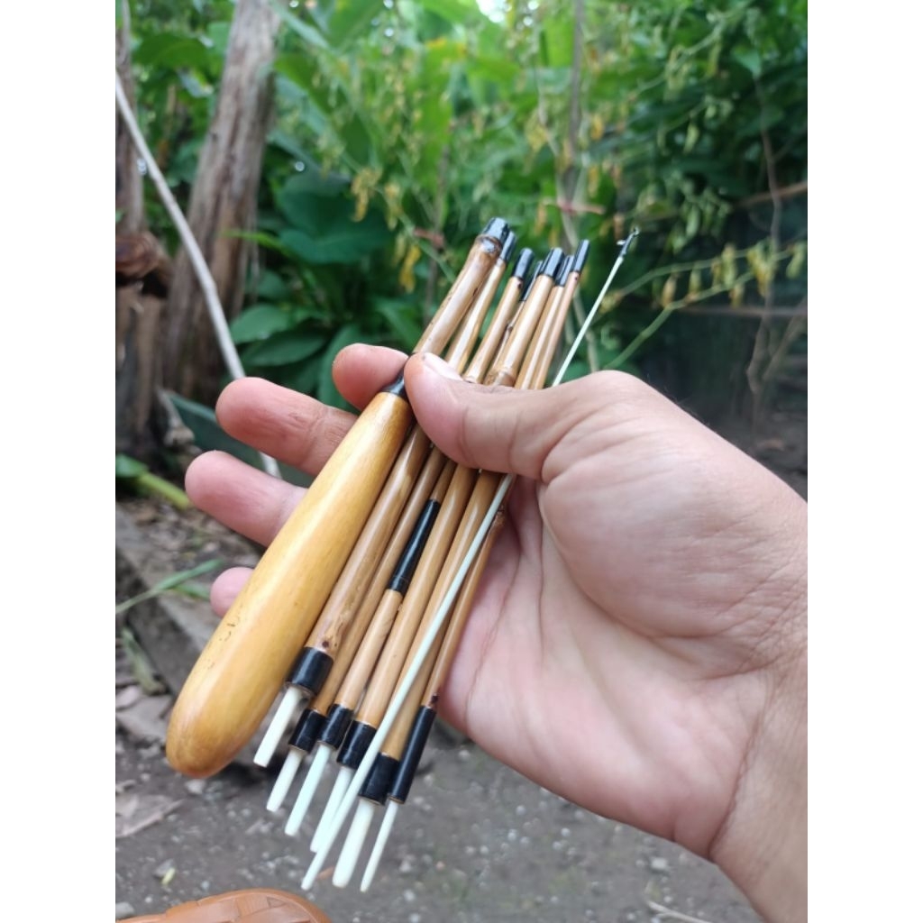 tanago rod fishing joran micro bambu panjang est 140 cm alat pancing tradisional berkualitas super