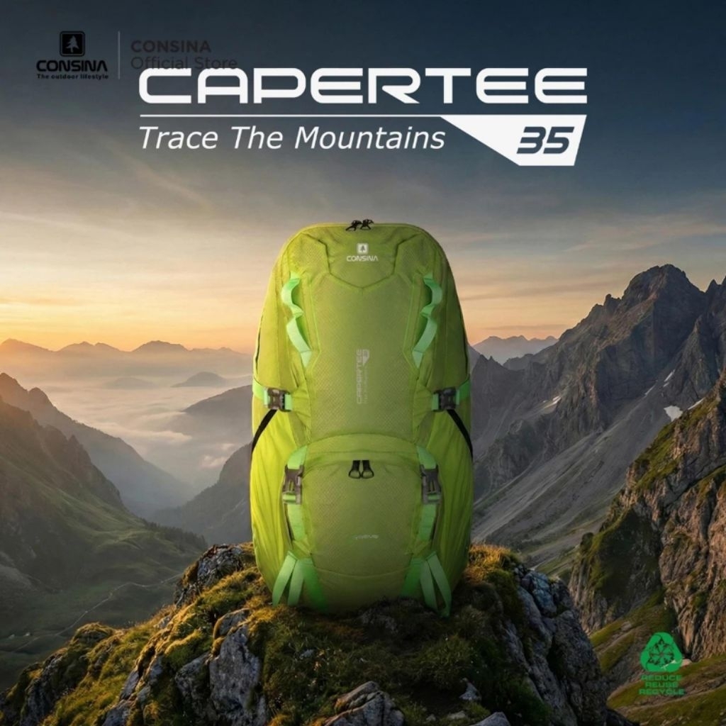 Consina Capertee Ransel Backpack Gunung Daypack 35 liter