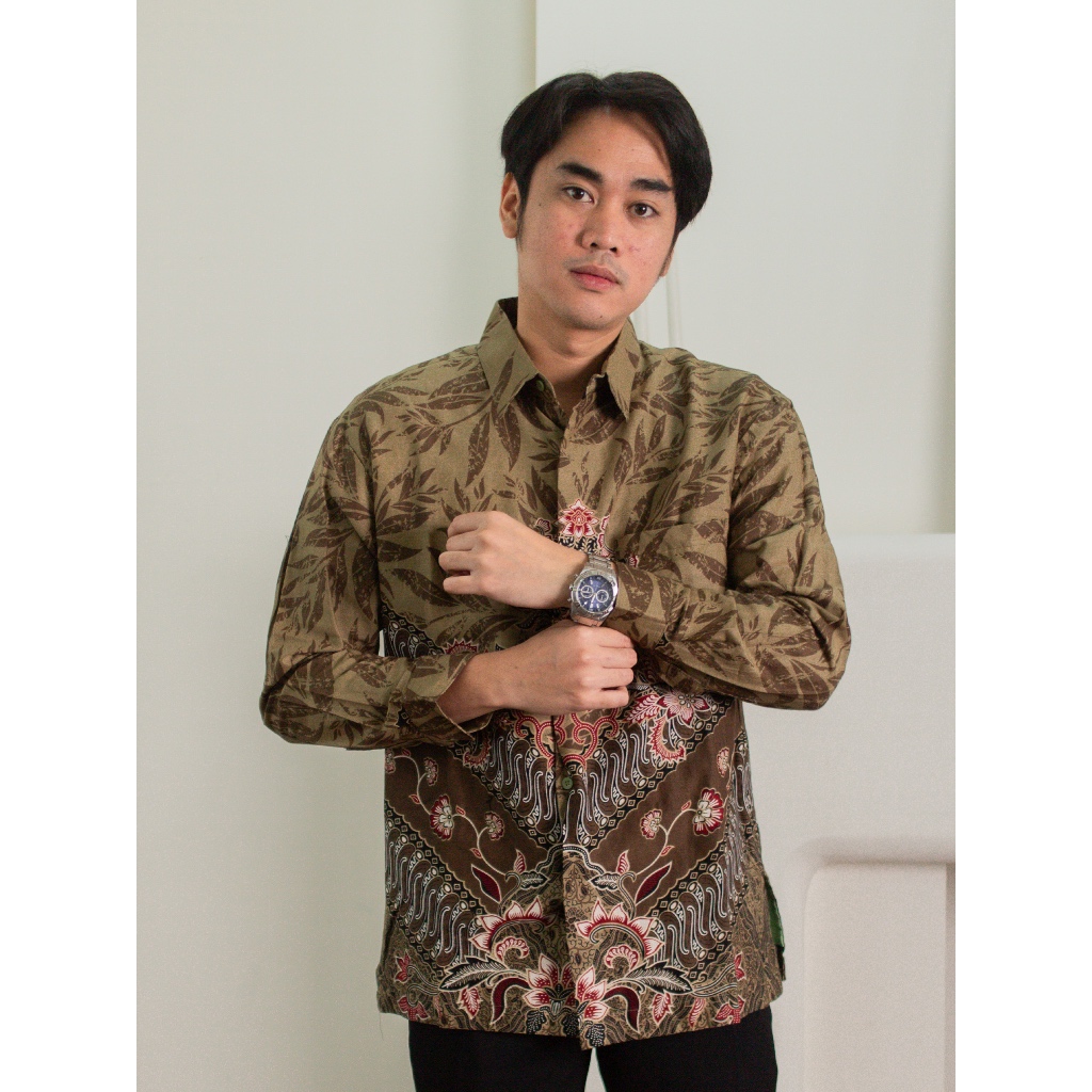 Batik Ayman - LENGAN PANJANG | Kemeja Batik Pria Katun Solo Halus