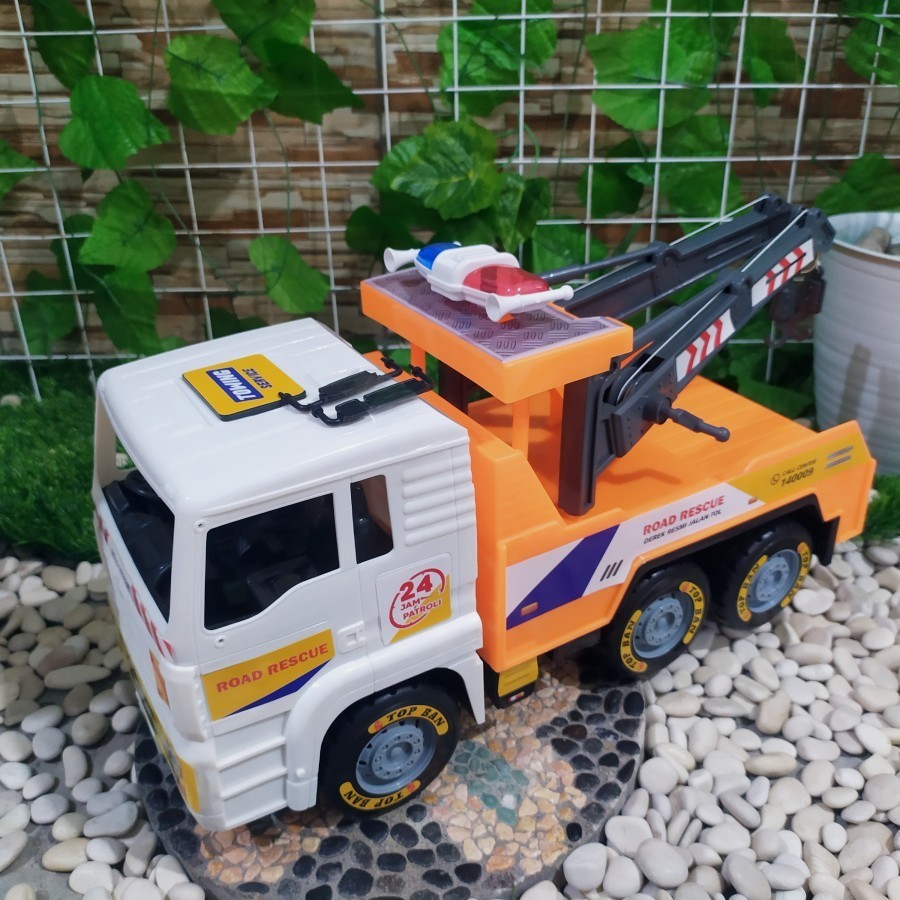 Mainan Mobil Truk Derek Jumbo - Mainan Mobil Truk Derek Ukuran Besar