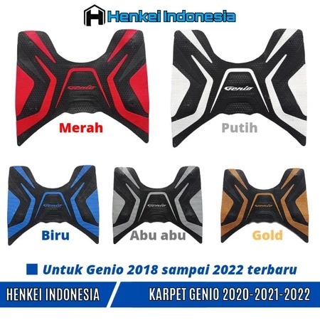 MONSTER - Keset Alas Kaki Motor Genio 2019 - 2023 - Karpet Motor Genio