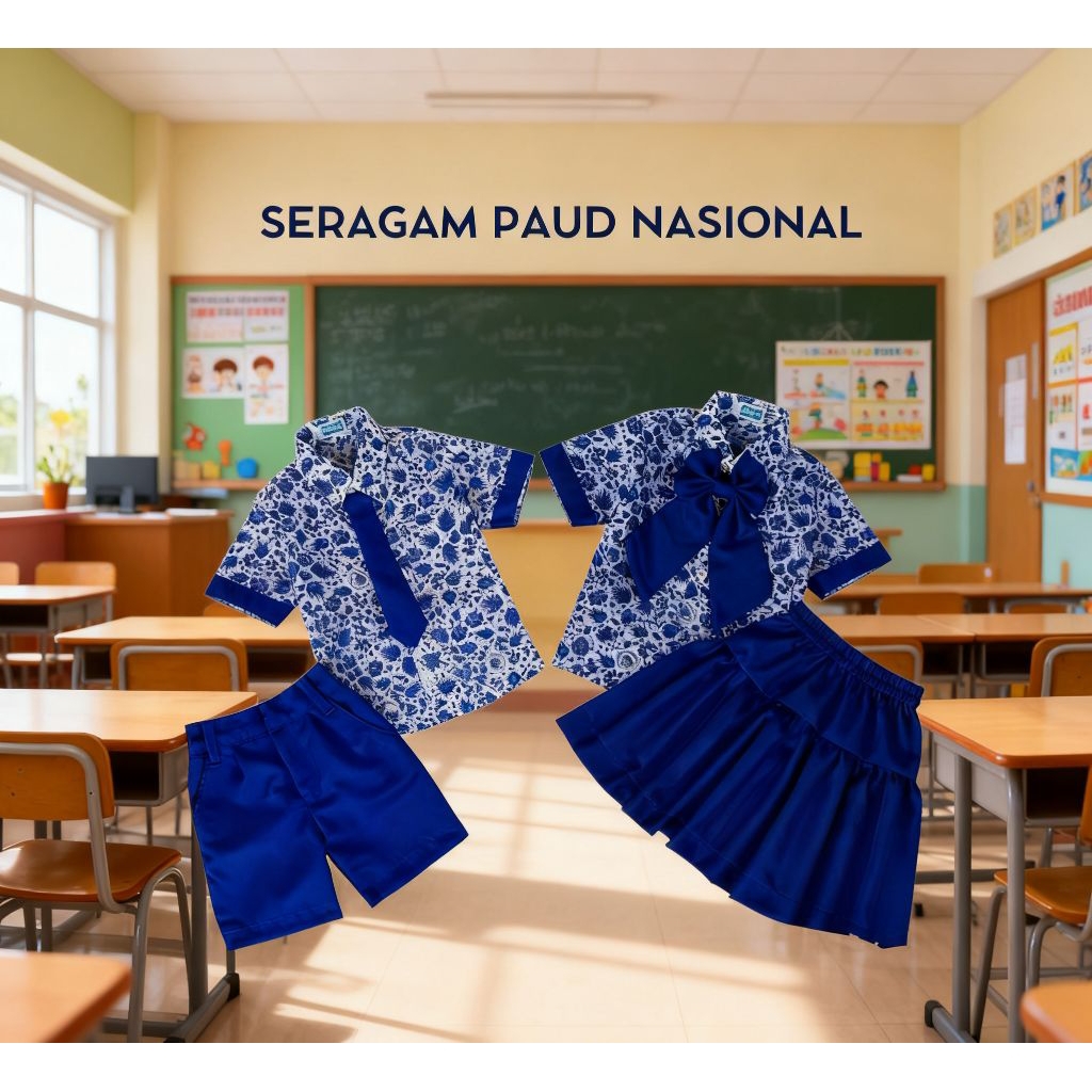 SERAGAM PAUD NASIONAL|SERAGAM PAUD|SERAGAM SEKOLAH ANAK