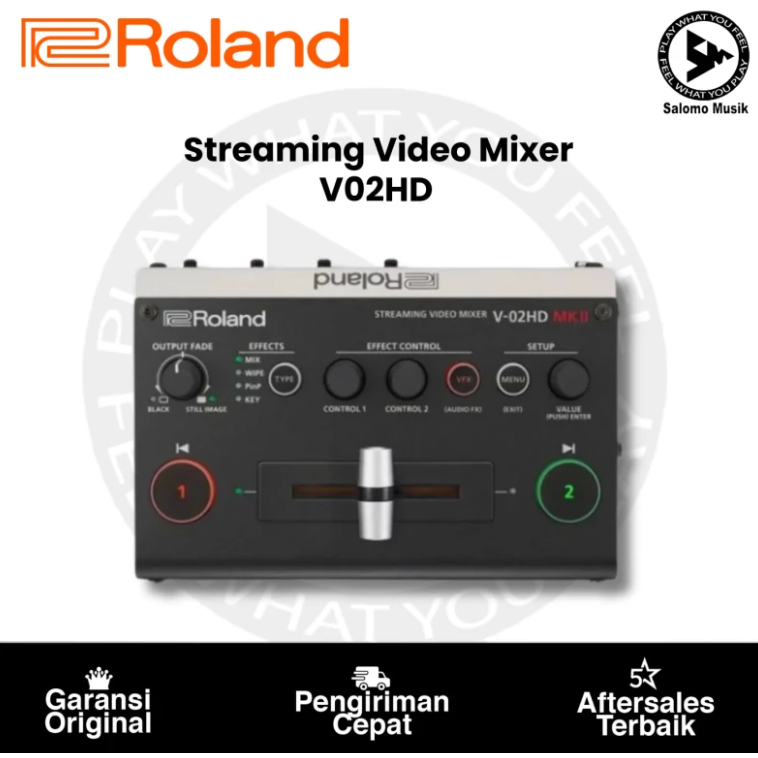 Roland V02HD MKII Streaming Video Mixer Easiest Livestream Solution