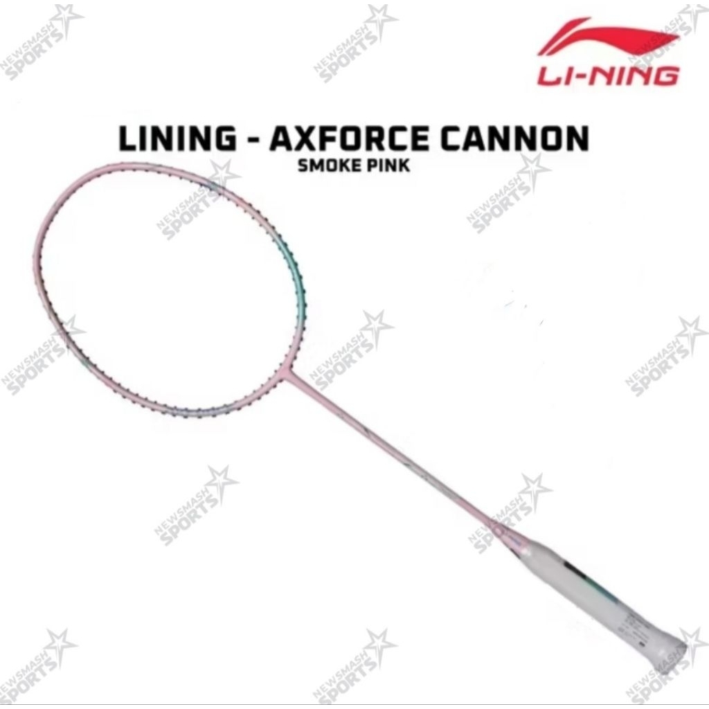raket badminton lining axforce cannaon pink