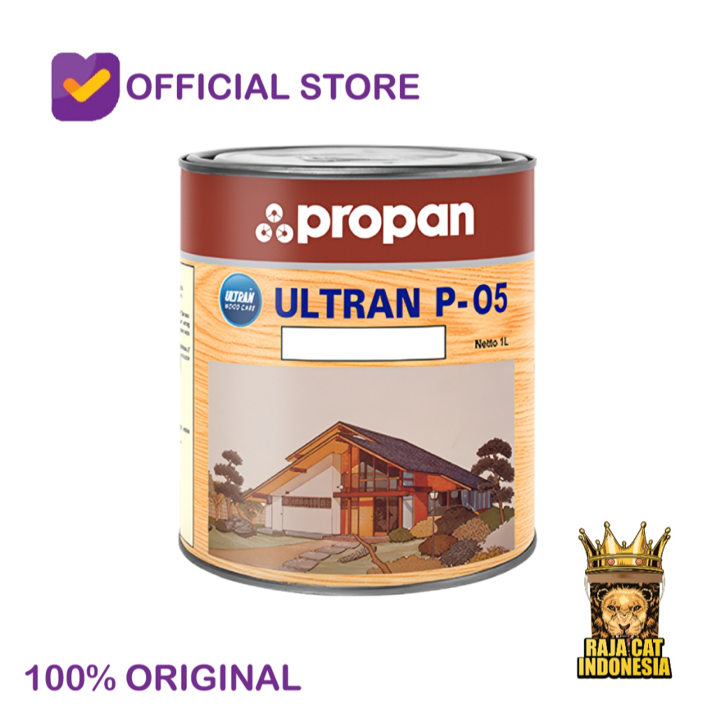 CAT KAYU | PROPAN ULTRAN P-05 CLEAR 1 L | KEMASAN KALENG