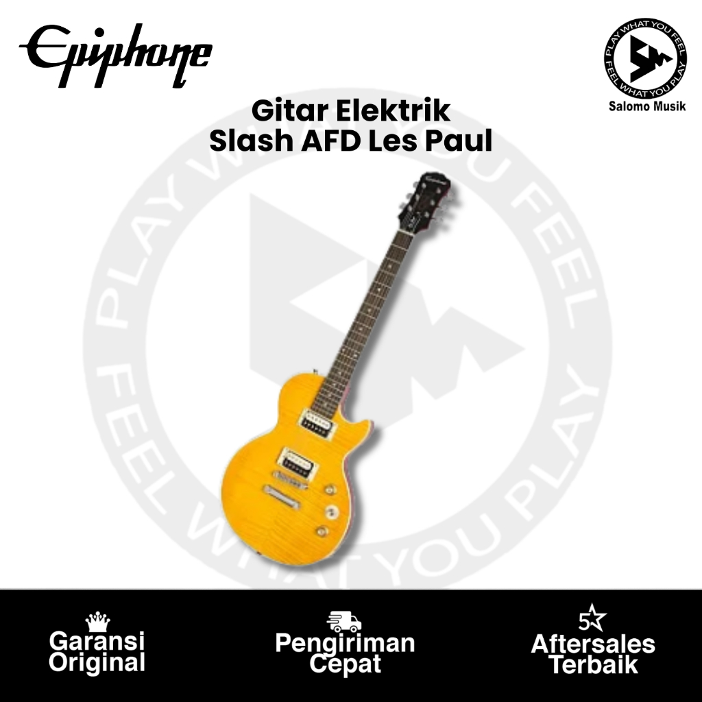 Gitar Elektrik Epiphone Slash Les Paul Perfomance Pack Original