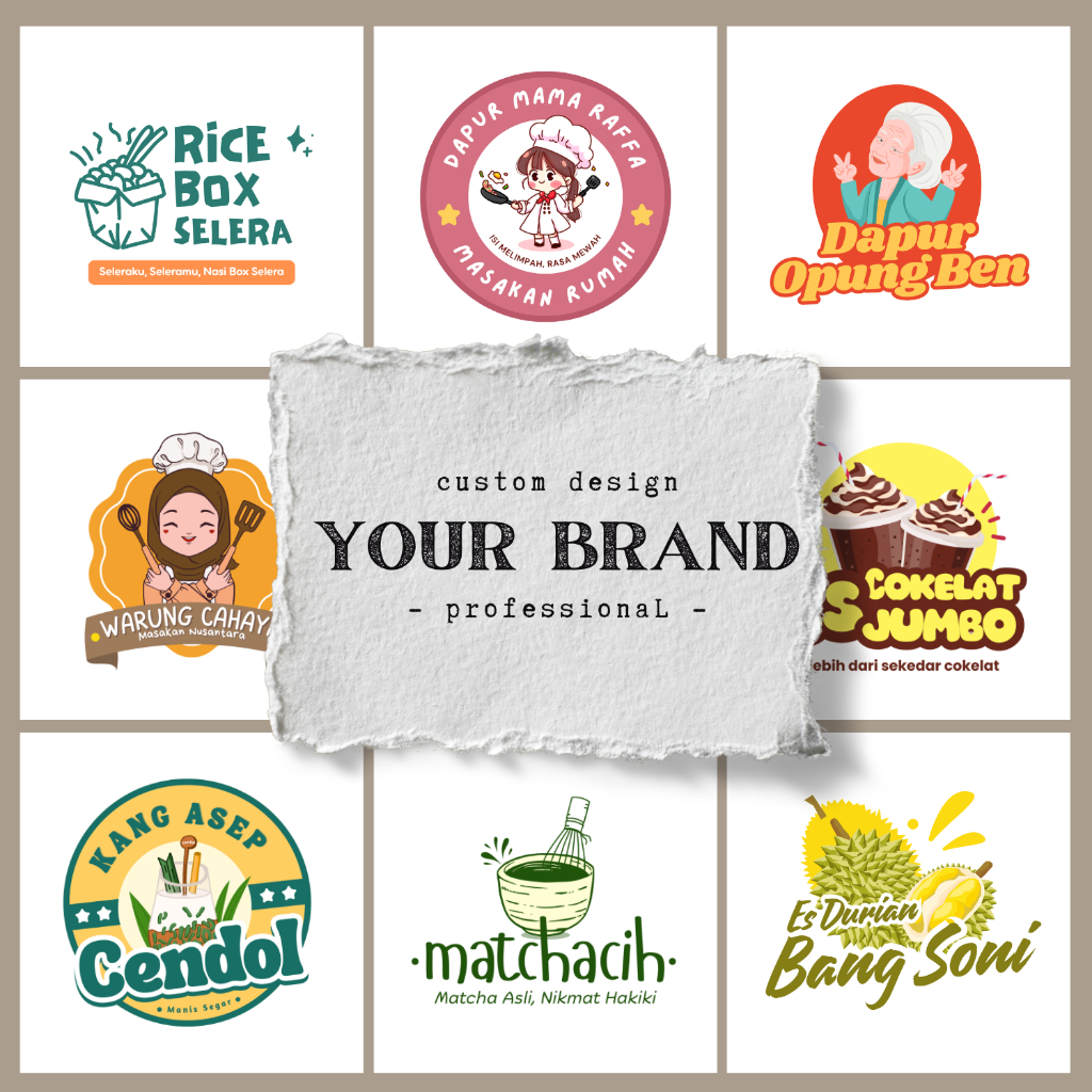 JASA DESAIN LOGO OLSHOP & UMKM PROFESIONAL | SIMPLE DESIGN