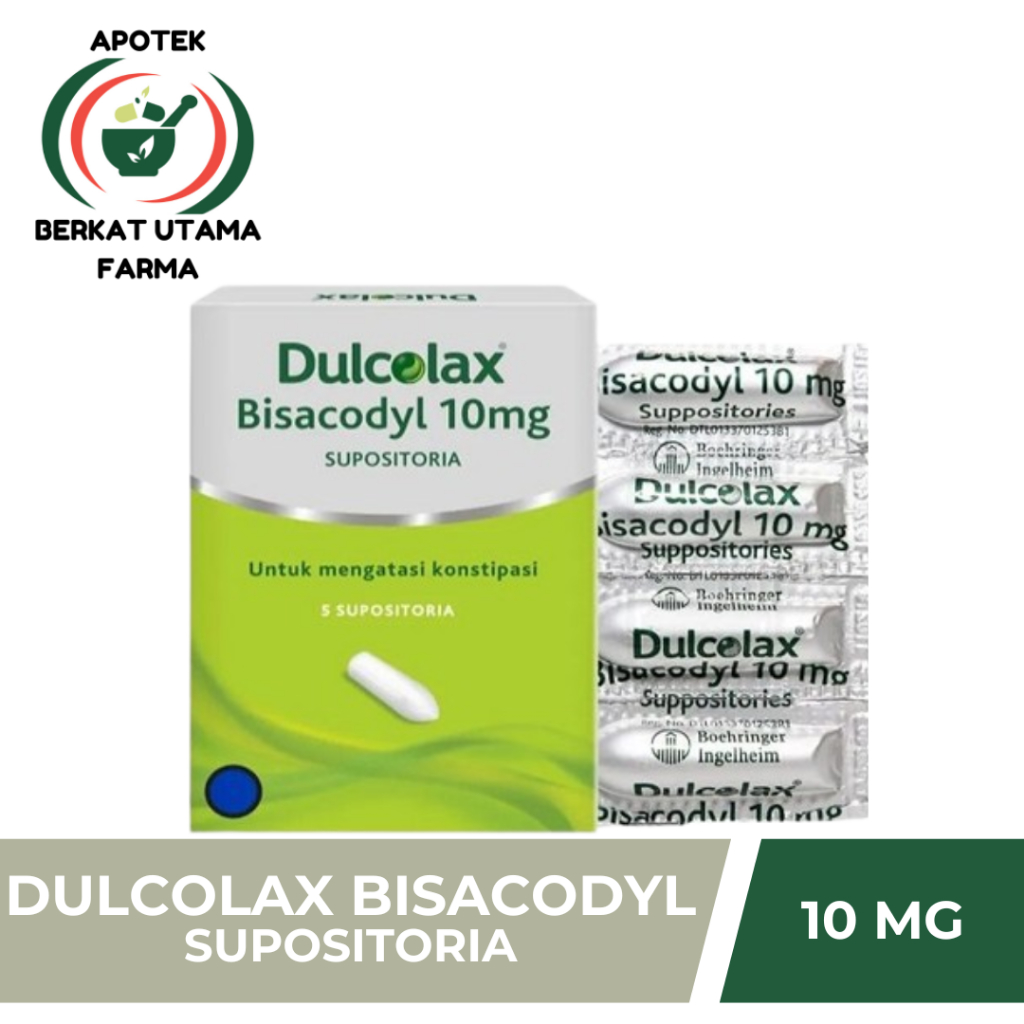 DULCOLAX ADLT 10 MG BOX 1 STR @ 5 SUPP