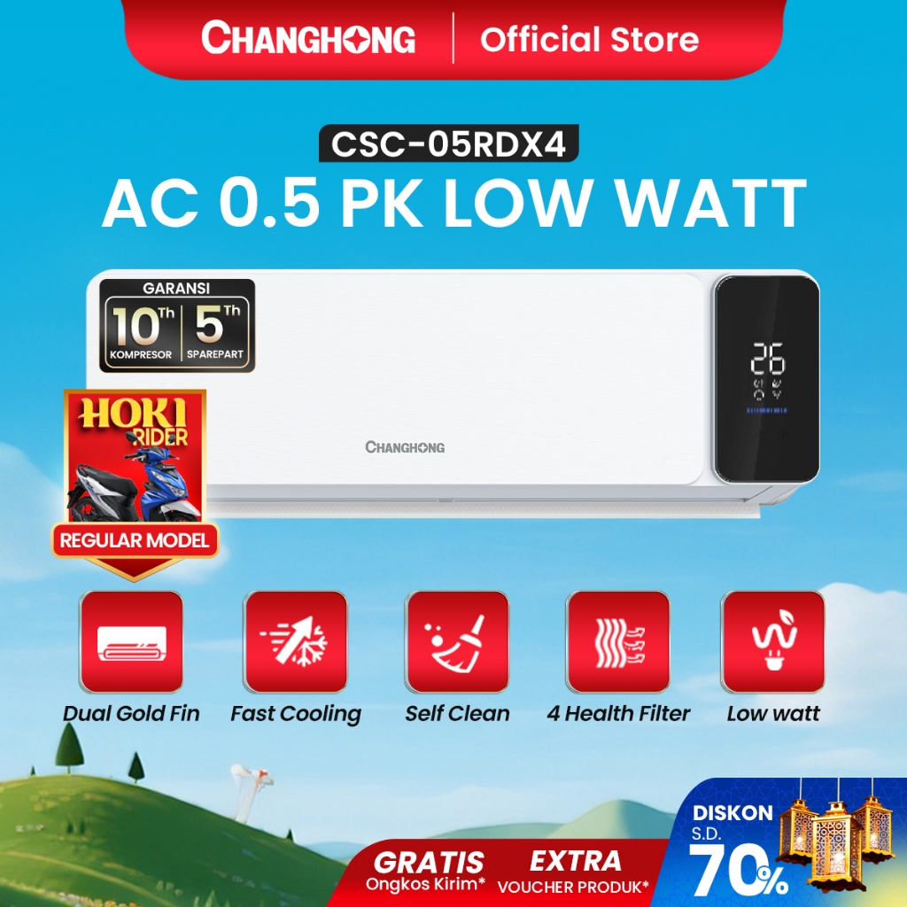 Changhong CSC05RDX AC Low Watt 1/2 PK