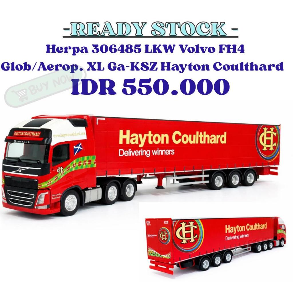 Herpa 306485 LKW Volvo FH4 Glob/Aerop. XL Ga-KSZ Hayton Coulthard 1:87 HO