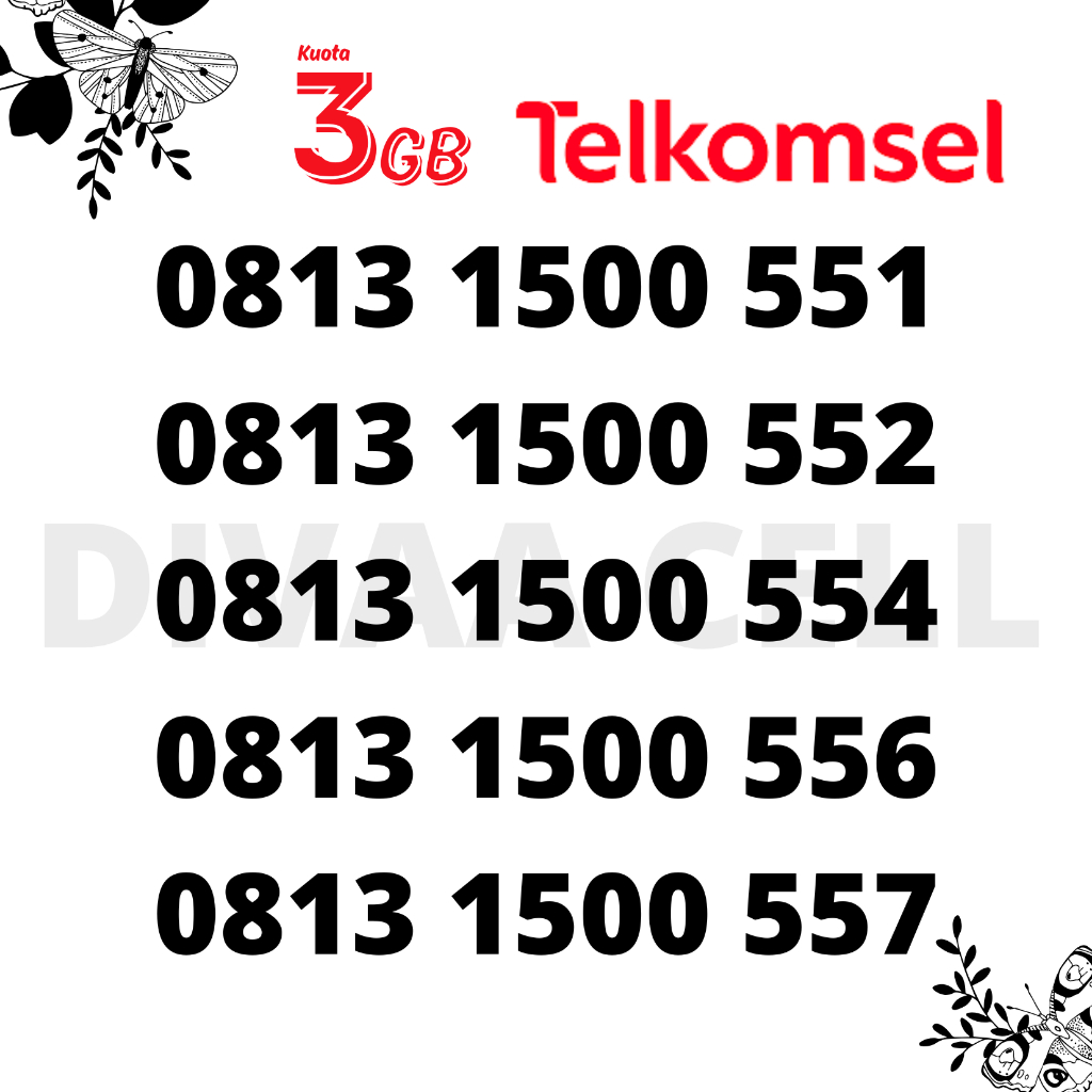 Nomor Cantik Simpati Kartu Perdana Simpati Cantik Nomer Simpati Cantik