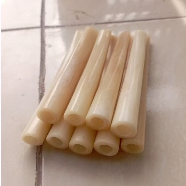 Sedotan Once Pipa Pipo Bulat Kristal Gading 7cm