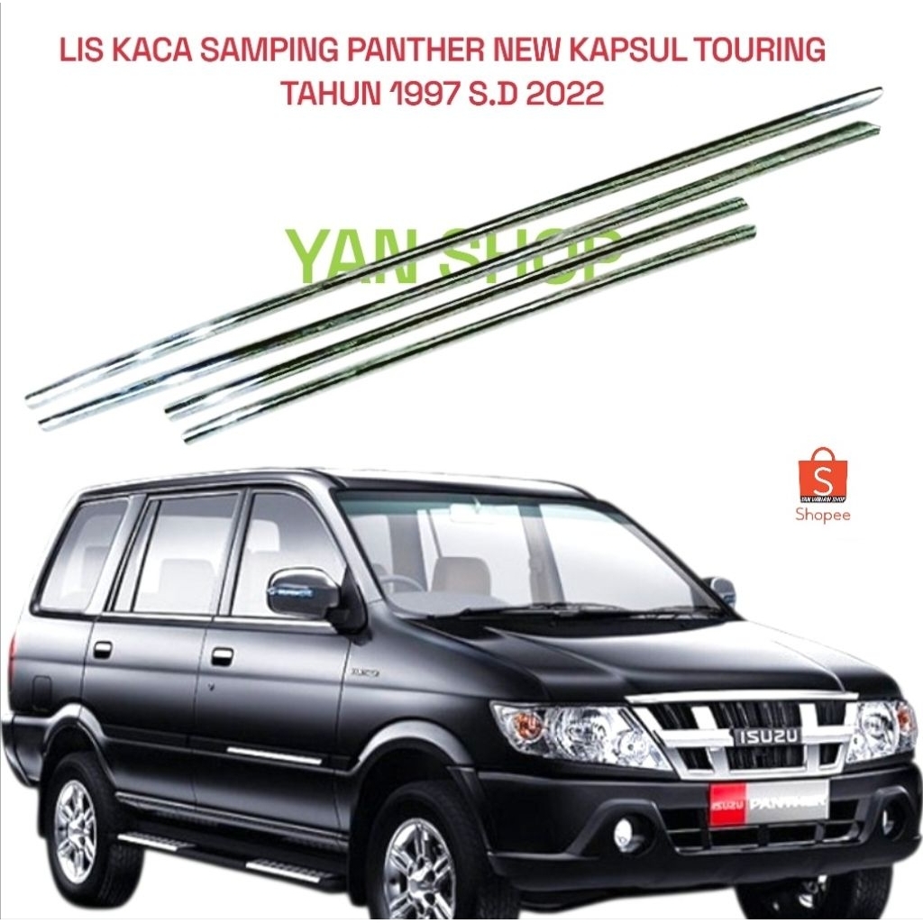 Lis Kaca Samping Pelipit Pintu Mobil Panther New Kapsul 1997 sampai  2022 1998 1999 2000 2001 2002 2