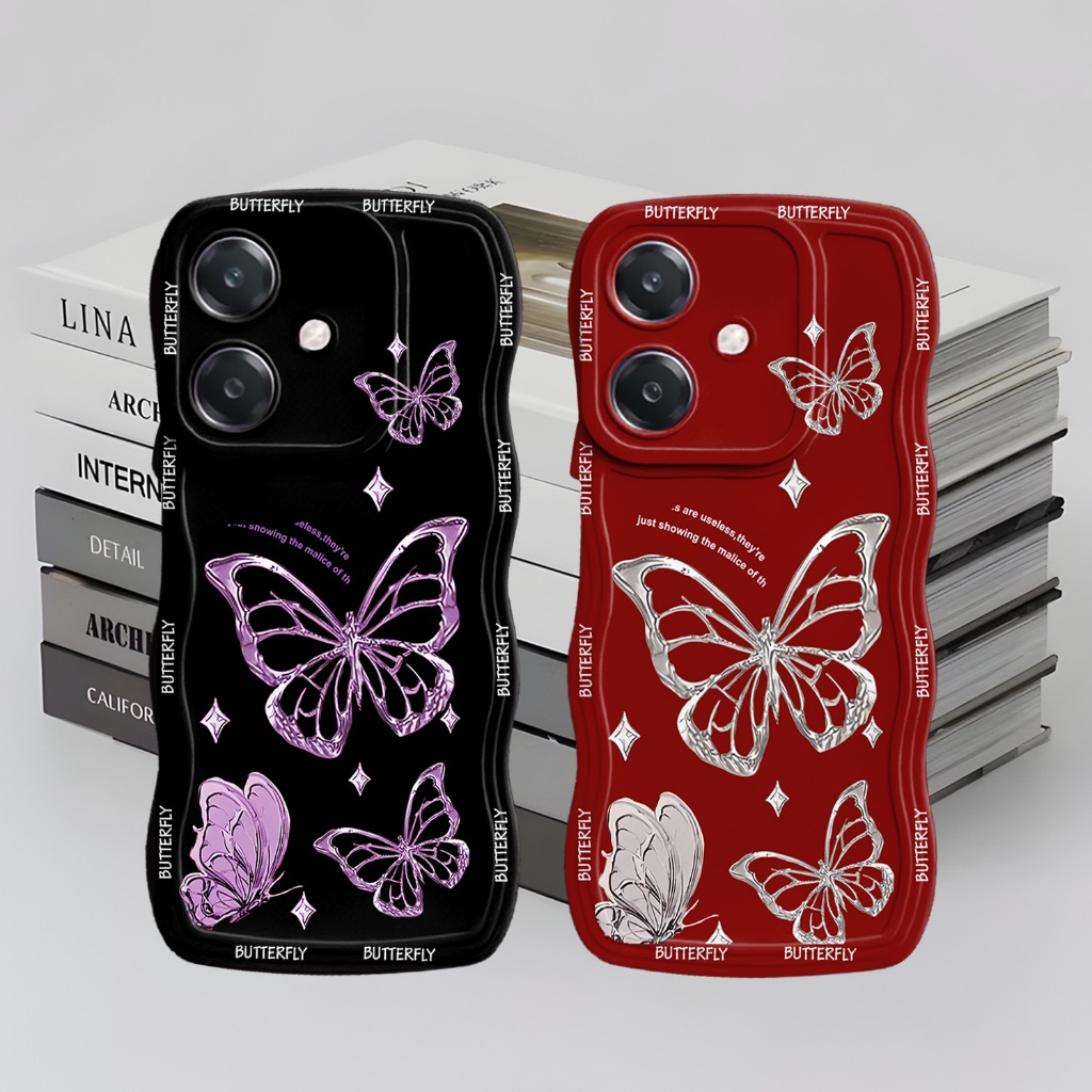 Casing Hp untuk OPPO A5I - Softcase Gelombang OPPO A3X A3 5G A18 A38 A60 A58 A78 lentur R-137