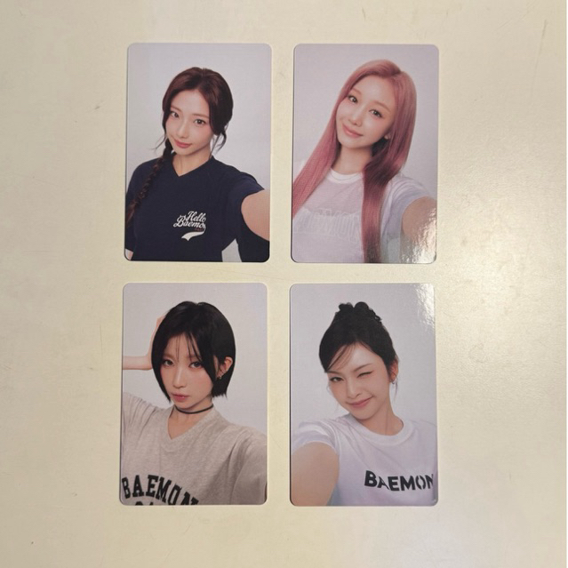 babymonster photocard pc uniqlo pharita asa chiquita ruka