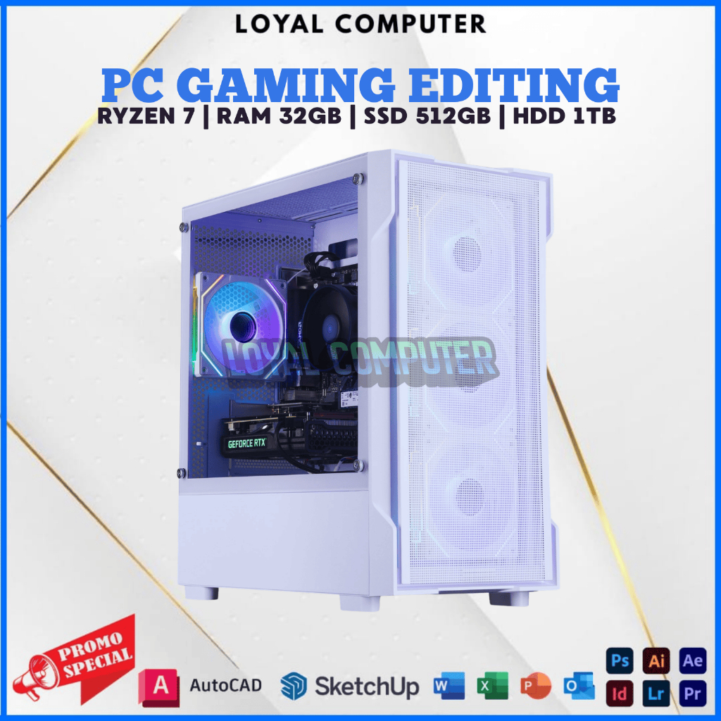 Pc Gaming Ryzen 7 5700G Ram 32gb Ssd 512gb hdd 1tb