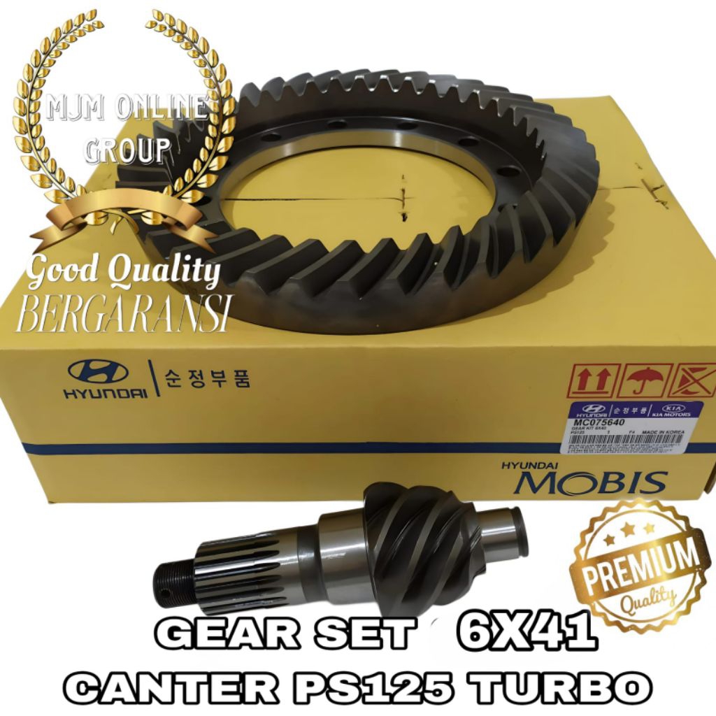 Gear Set Gigi Gardan Pinion Canter Ps125 125ps Ukuran 6x41 Hyundai Original
