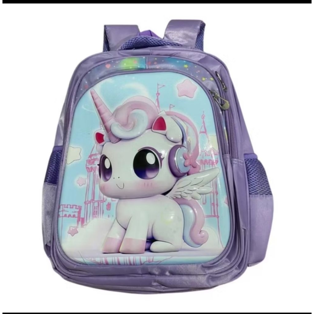 Tas ransel unicorn anak backpack unicorn anak tas ransel anak lucu motif unicorn import