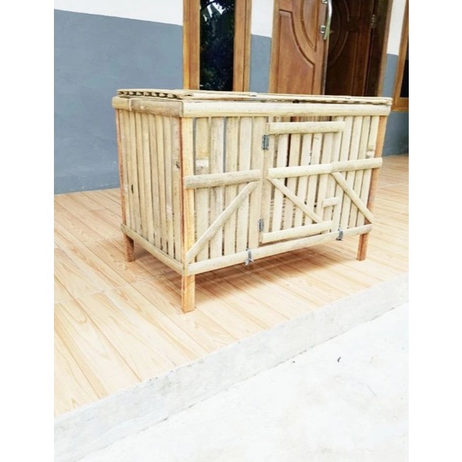 Kandang Ayam bebek Petelur Bambu kayu Lipat Rakitan Foldable Bamboo and Wooden Egg-Laying Duck Chick