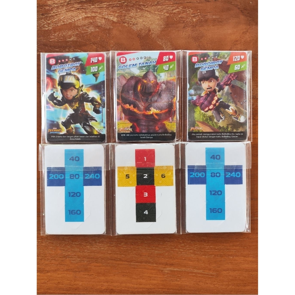 (Random) Official Kartu Boboiboy Mystery Pack Monsta Galaxy Card Boboiboy card Choki-choki Boboiboy