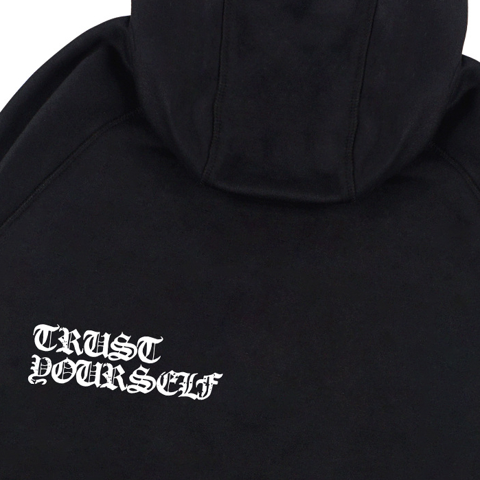 Troy Company Hoodie Boxy Double Slider Zip Black Trust You - Hoodie Zipper Hitam ZDSH 3381