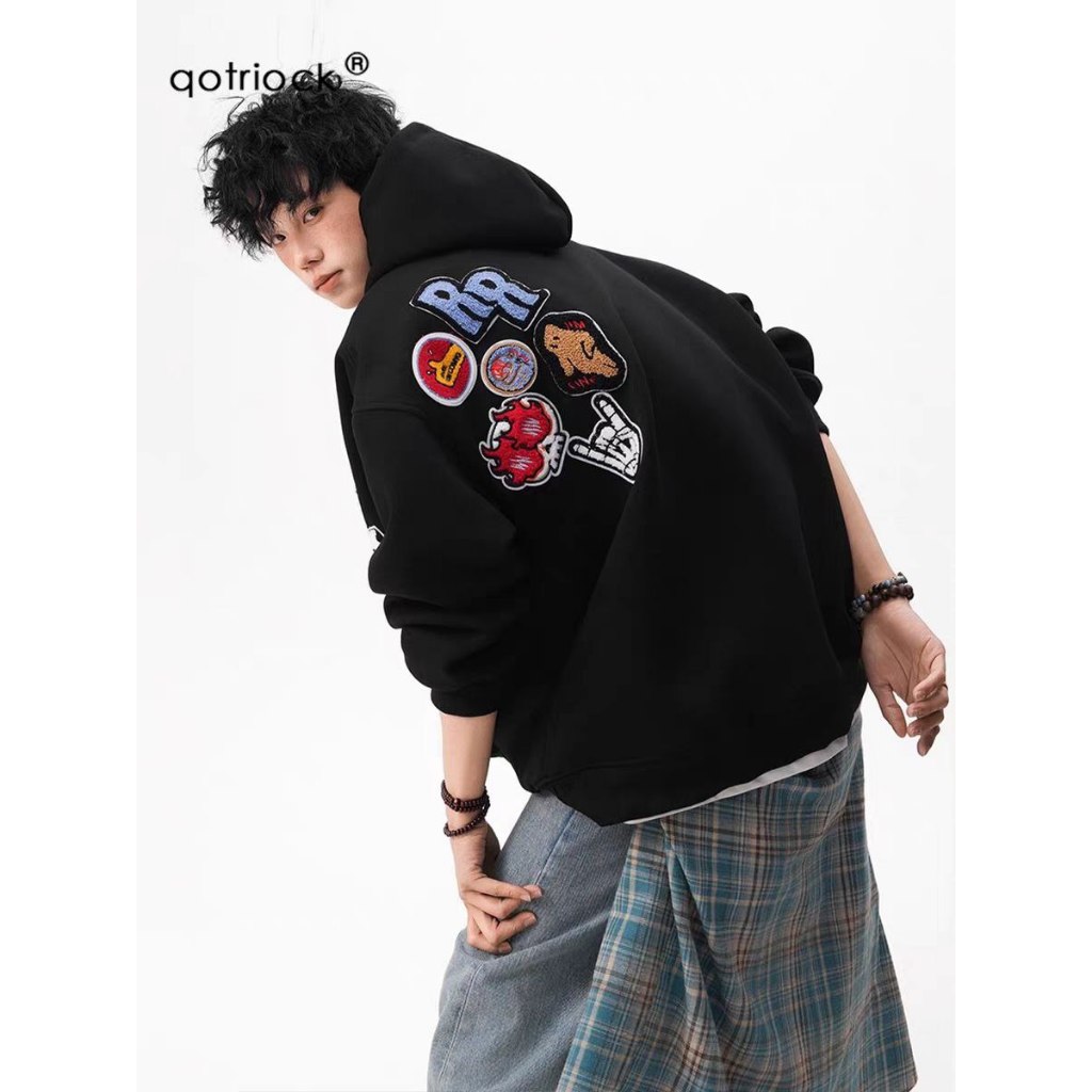 S - XXXXXXL(6XL) Hoodie THE DOODS Oversize Jacket Jumper Bigsize Plus Size XL XXXL 2XL 4XL 5XL 6XL S