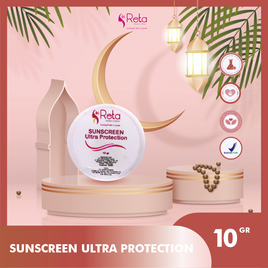 Sunscreen Ultra Protection/reta beauty clinic/sunscreen/sunscreen wajah/uv protection/