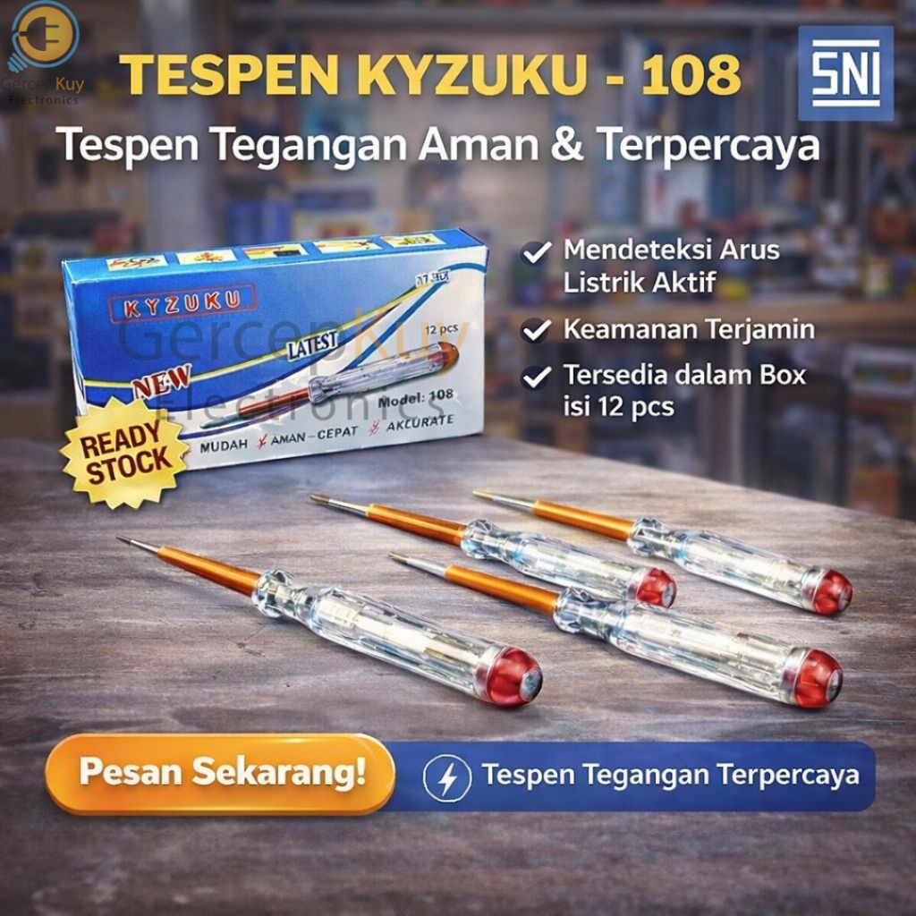 Obeng Tespen Minus Kyzuku Termurah