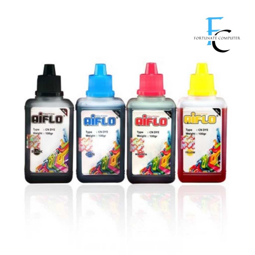 Tinta Printer Aiflo 100ml Canon / Tinta Prin Botol AIFLO 100 ml