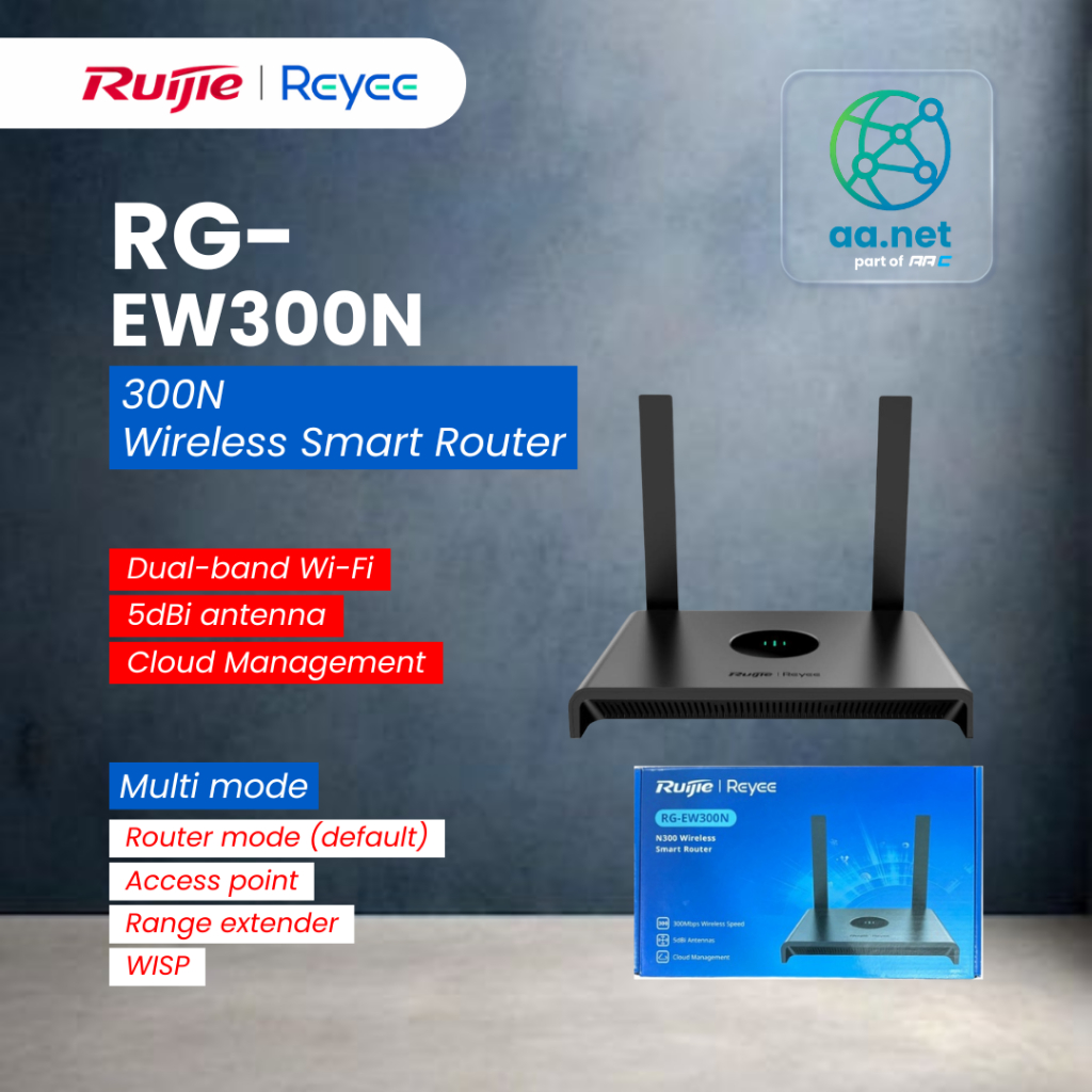 ROUTER RUIJIE REYEE RG-EW300N KECEPATAN 300 Mbps