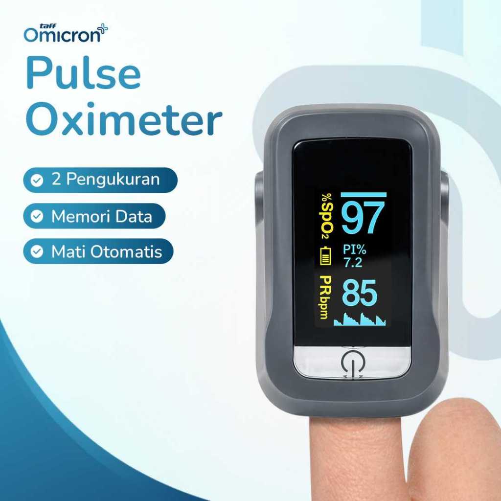 Fingertip Pulse Oximeter Alat Ukur Saturasi Oksigen Darah - C10H1