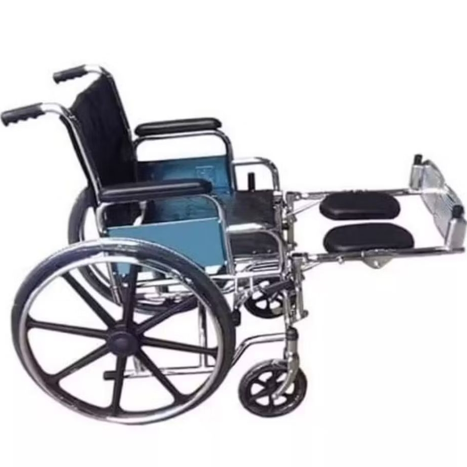 kursi roda selonjor kaki lurus/kursi roda bisa lurus buat patah kaki kursi roda lipat medis pasien p