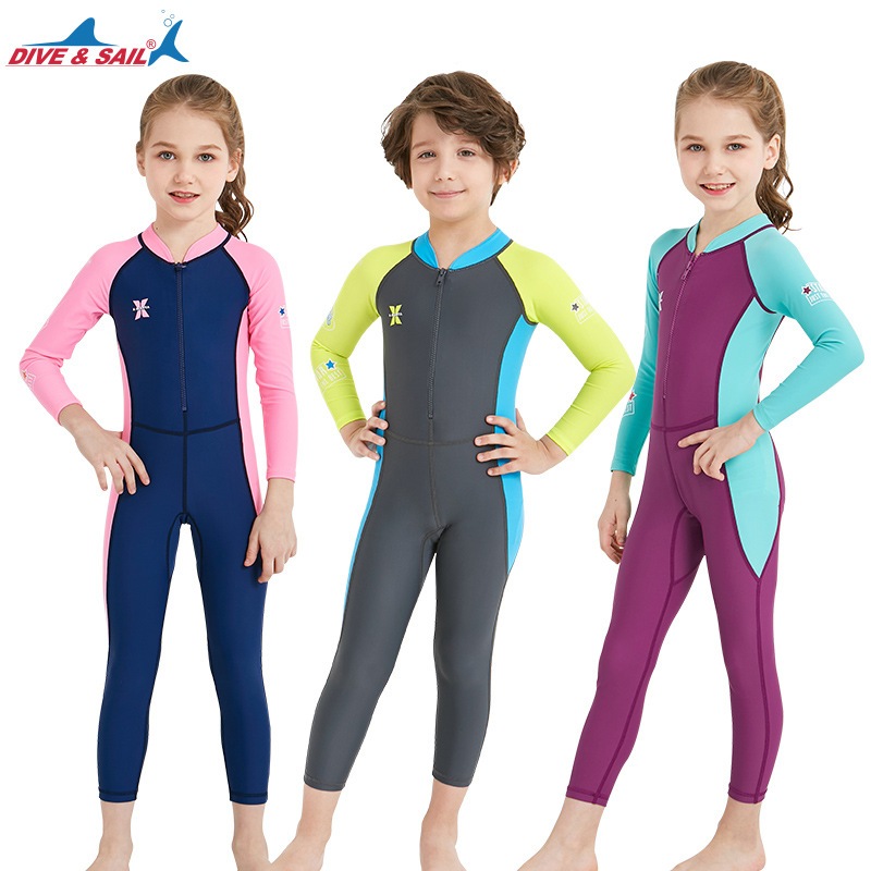 swimming fun - Baju Renang anak Dive & Sail anti sinar uv upf 50+ diving swimsuit wetsuit diving