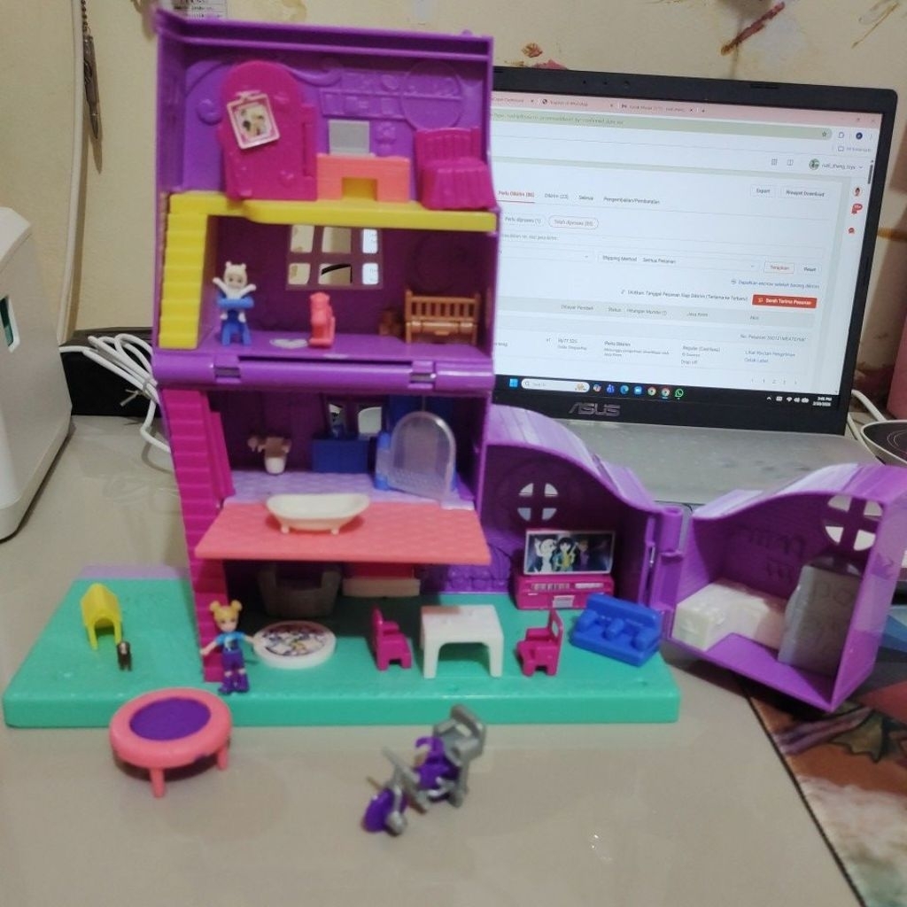 Polly Pocket Pollyville Polly's Pocket House Playset
