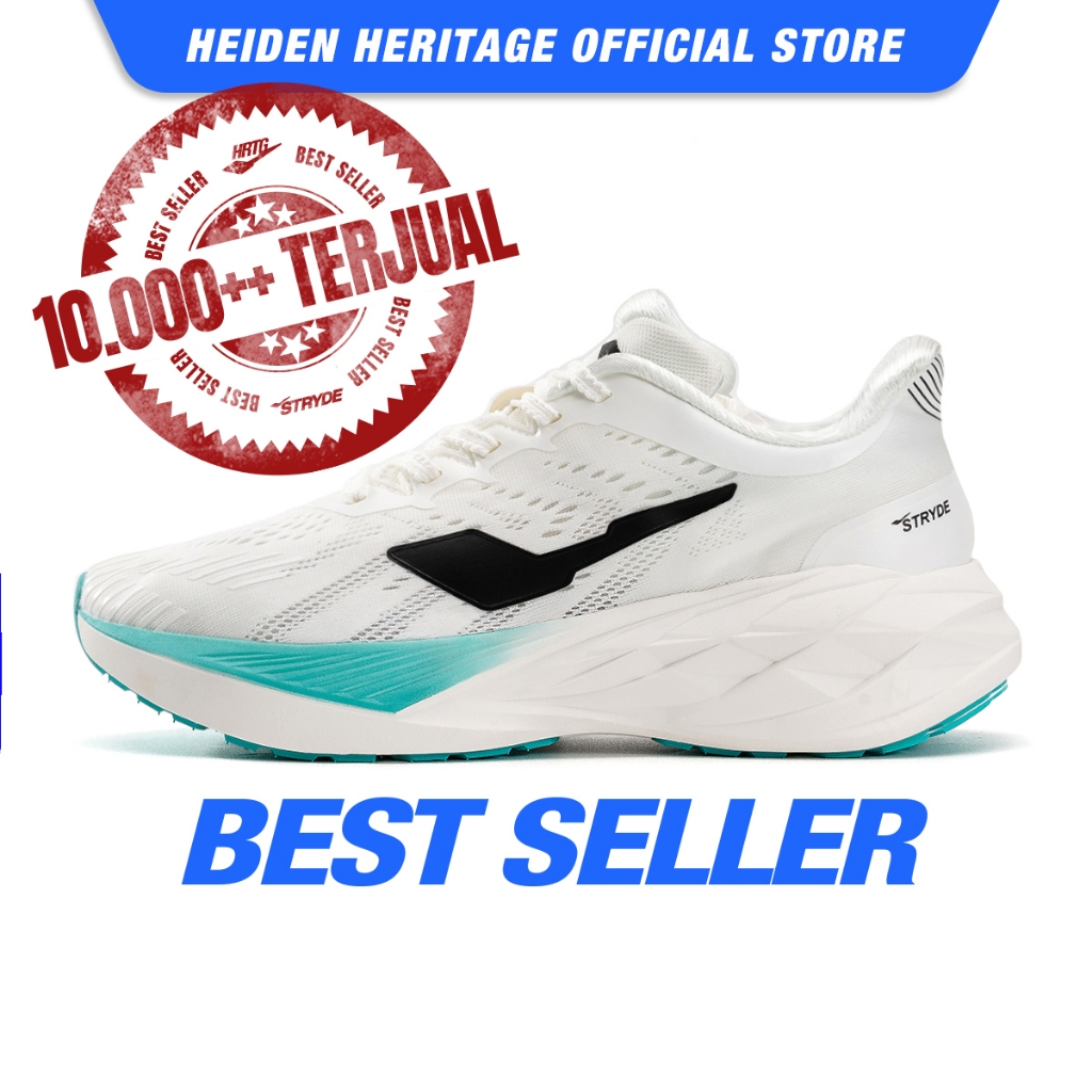 HEIDEN HERITAGE [HRTG] - STRYDE RAVEN - ASTRAL BLIZZARD  - Sepatu Running Olahraga Sport Sneakers Ca
