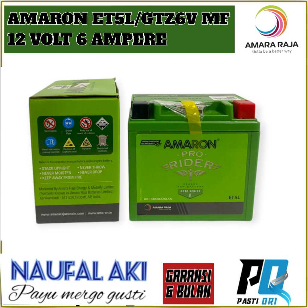 Aki Motor Vario 125 Vario 150 AMARON GTZ6V Original