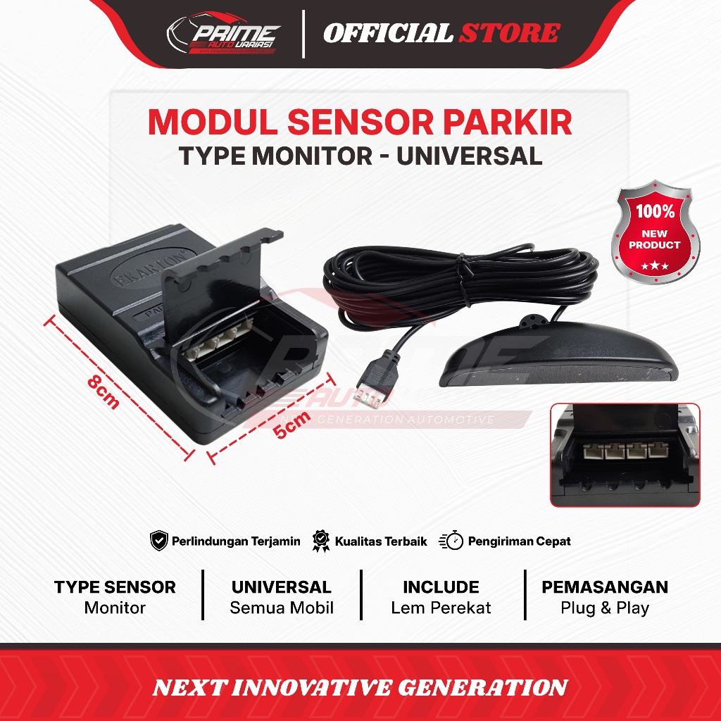 Modul Sensor Parking Only Mundur Universal - Modul Sensor Monitor - Modul Sensor Suara