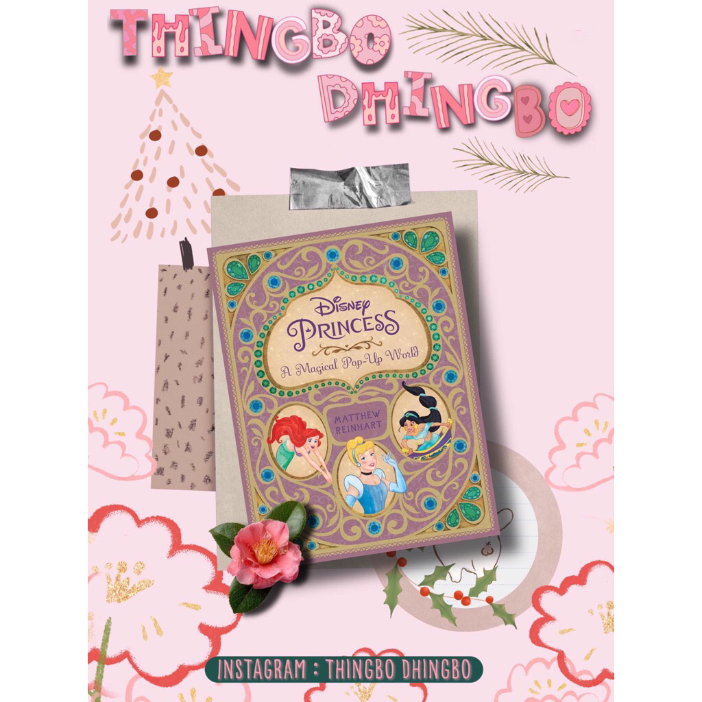 Disney Princess Pop-Up Book A Magical Pop-Up World By Matthew Reinhart