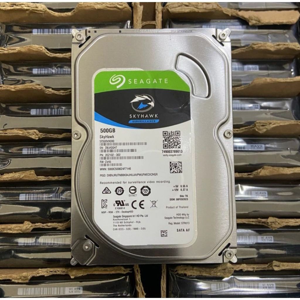 HARDISK 500GB SEAGATE SKYHAWK HDD 500GB  PC CCTV INTERNAL HARDDISK 500GB SATA 3.5"