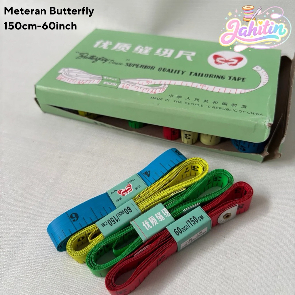 Meteran Butterfly - Meteran Jahit Kecil - Meteran Baju
