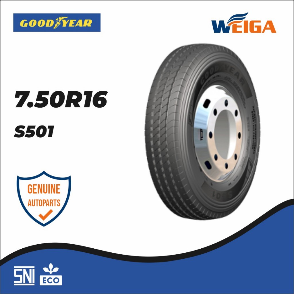 Ban Goodyear 750 R16 16PR S501 Radial Ban Kawat