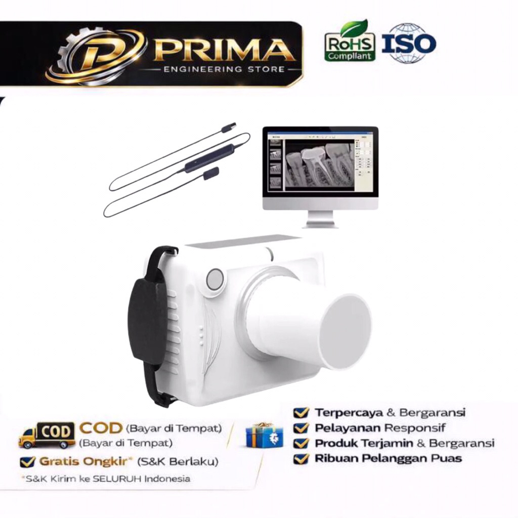 DENTAL X-RAY PERIAPICAL PORTABLE / RONTGEN PORTABLE - BUBBLE, X-RAY - PAKET + SENSOR - X-RAY