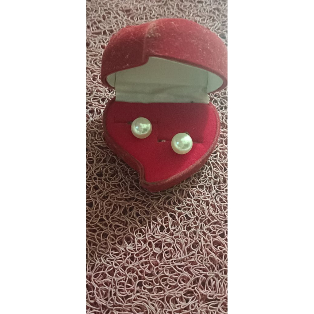 Anting mutiara laut asli ambon