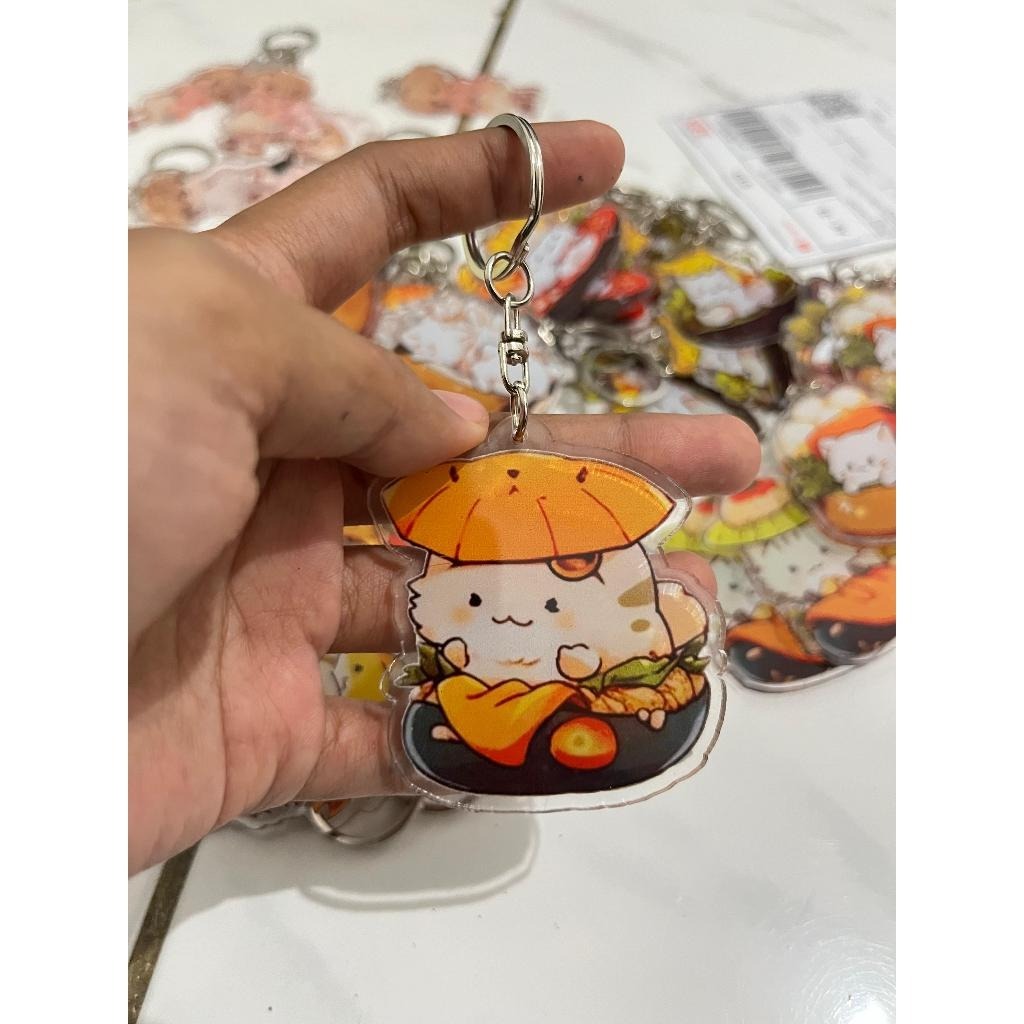 Gantungan Kunci Akrilik Custom Gantungan Kunci SATUAN Ganci Satuan