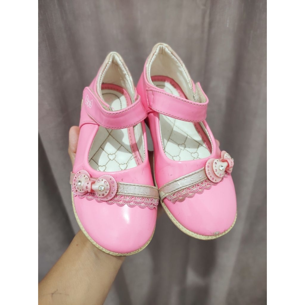 sepatu anak cewe pink PL size 30