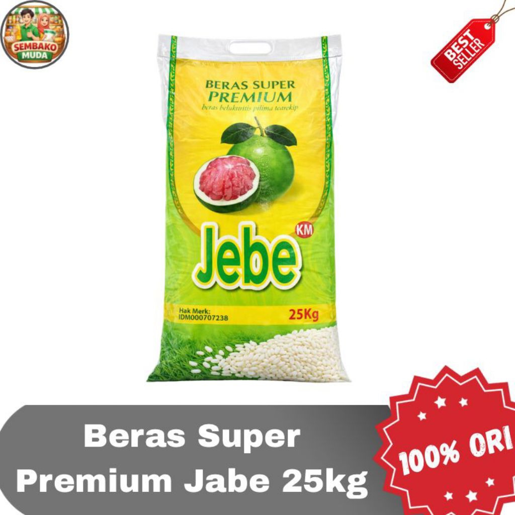 Beras Super Premium Jebe 25kg / Beras Kualitas bagus Premium jebe 25kg
