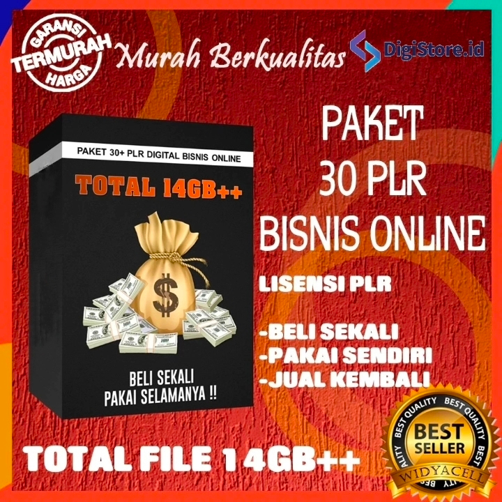 PAKET 30 PLR DIGITAL BISNIS ONLINE – Lisensi PLR Resmi, Sekali Bayar Pakai Selamanya