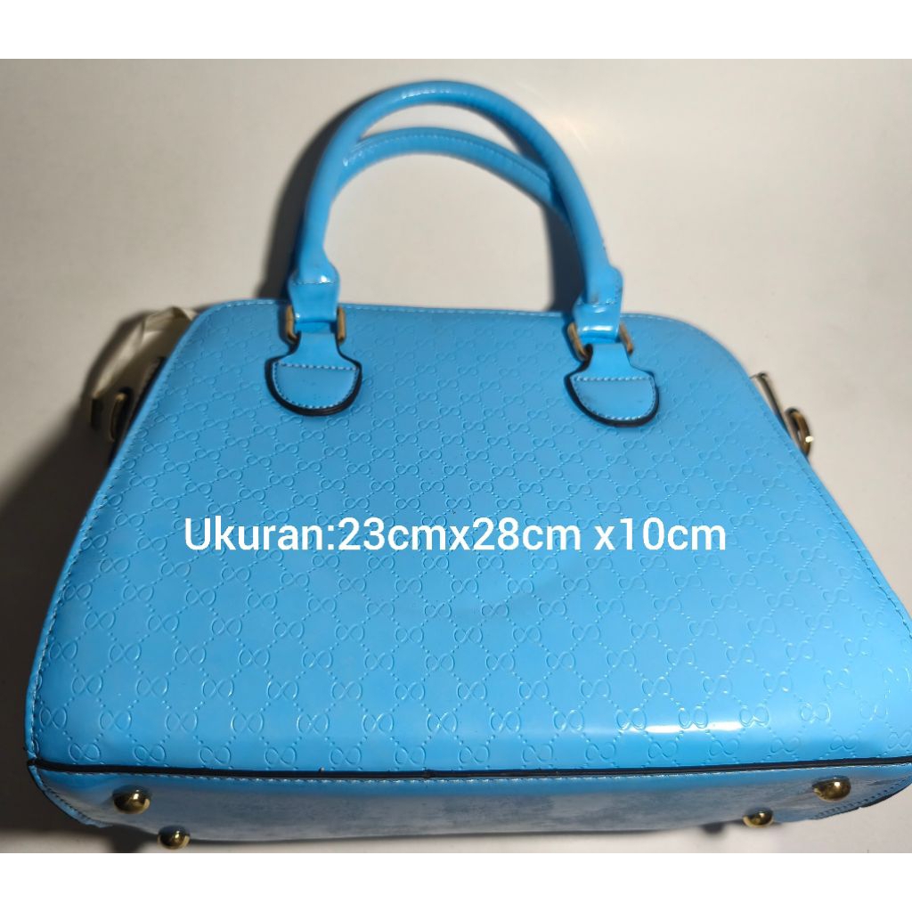 Tas jinjing/slempang wanita biru muda
